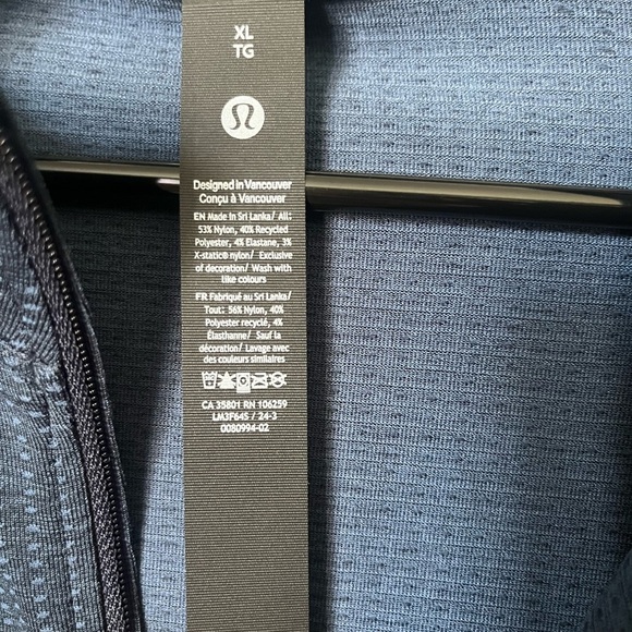 Men’s Lululemon Metal Vent Tech Half Zip | Size XL - Picture 3 of 7